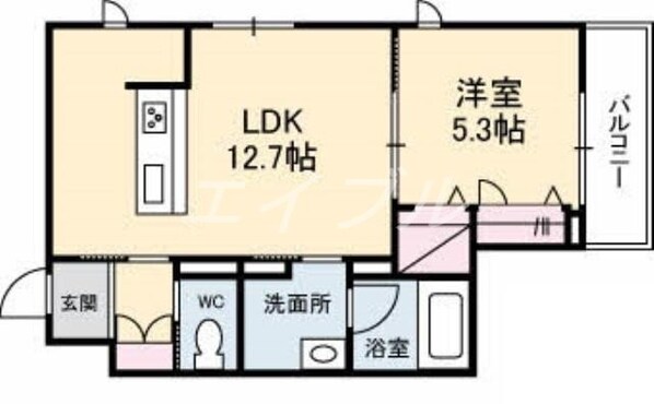 ピゴラーレⅠの物件間取画像